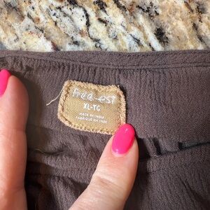 Free People Women's Brown Top